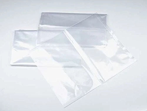 Clear Plastic Flat Open Poly Bag 18" x 24" x 1 mil. for Various Uses
