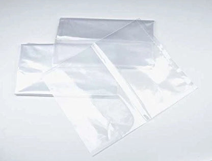 Clear Plastic Flat Open Poly Bag 18" x 24" x 1 mil. for Various Uses