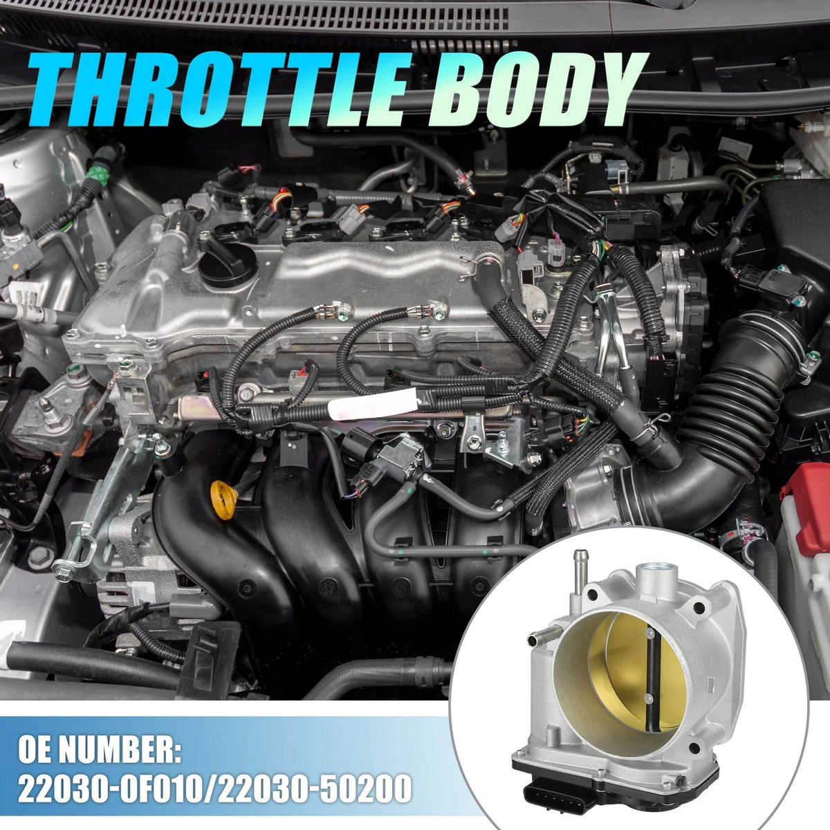 Throttle Body Actuator No.22030-0F010 for Toyota 4Runner 4.7L V8 (2005–2009)