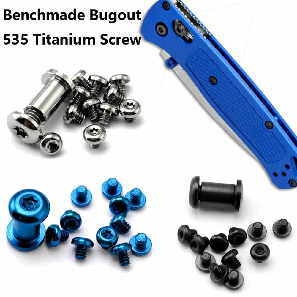 Set of 4 Replacement Titanium Spindle Mount Screws for Bugout 535