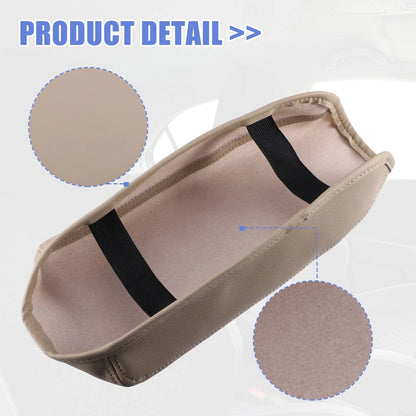 Center Console Armrest Cover for Honda Civic (2012–2015) Faux Leather Beige