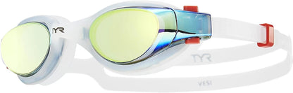 Vesi Adult Swim Goggles for Men & Women - Low Profile Training Goggles