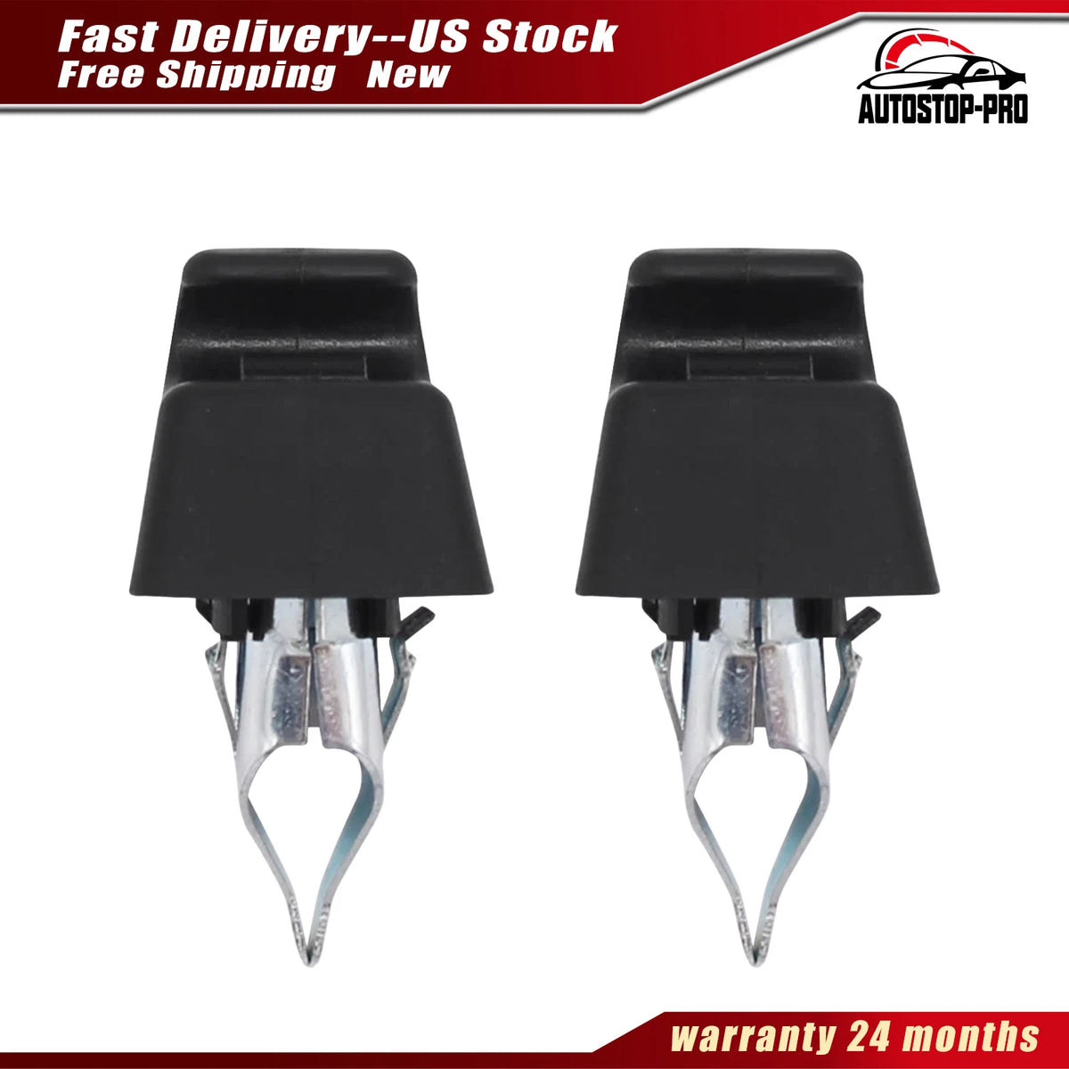 Set of 2 Sun Visor Clip Holders for Pontiac G8 (2008–2009) 13187128