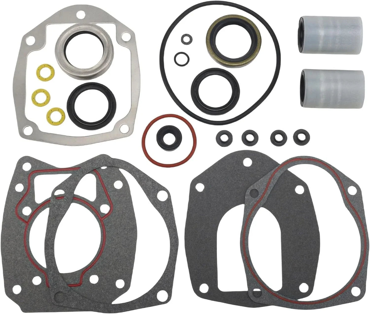 Lower Unit Gearcase Seal Kit for Mercury 80 90 100 115 125HP (46-43035A4, 18-2626)