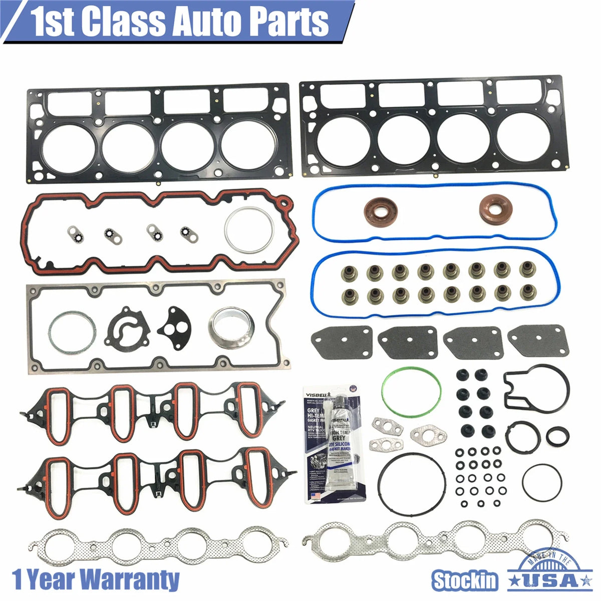 Head Gasket Set for Chevy Tahoe GMC Envoy Buick Cadillac (2002–2014)