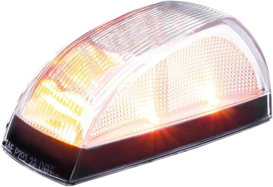 Amber LED Cab Light Replacement for Freightliner M2 (2014–2019) Clear Lens