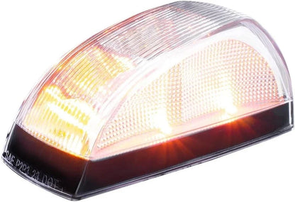 Amber LED Cab Light Replacement for Freightliner M2 (2014–2019) Clear Lens