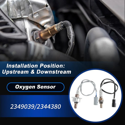 2X Upstream & Downstream Oxygen Sensor for Nissan Sentra L4 2.0L (2008–2009)