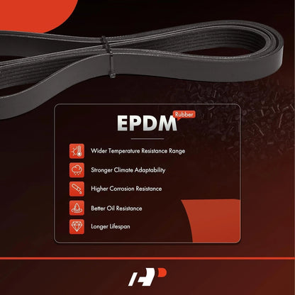 Serpentine Drive Belt for Honda Acura (Compatible with APSBT243)