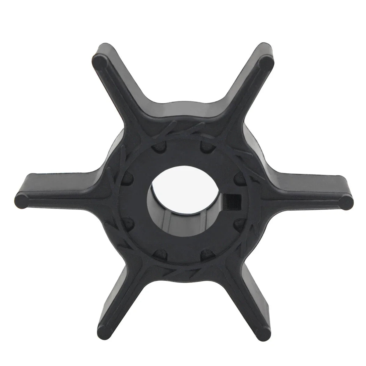 Water Pump Impeller w/ Key for Yamaha 4-Stroke 6-9.9 HP Outboard (68T-44352-00)