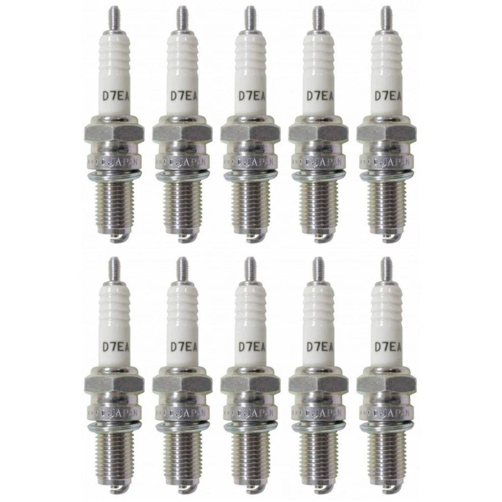 Box of 10 NGK D7EA Spark Plugs for Yamaha YFM200 (1985–1989) TLX-ngk7912-CL360A71