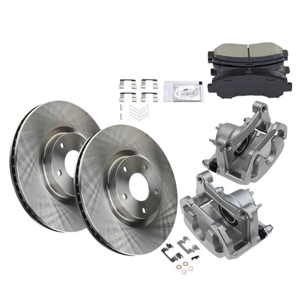 2X Brake Kit With Calipers Front for Nissan Maxima (2009–2014, 2016–2018) - 18103617, R31527, P1374, BK7129116