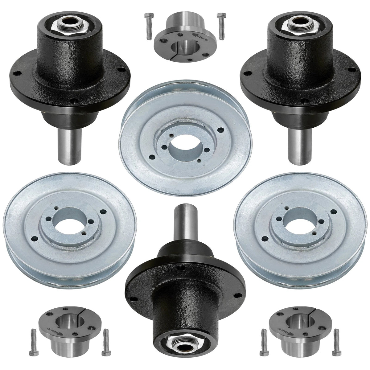 61" Deck Spindle & Pulley for Scag SMWC-61A STWC61A-27CV (SD1913+PY3343+MX1073)