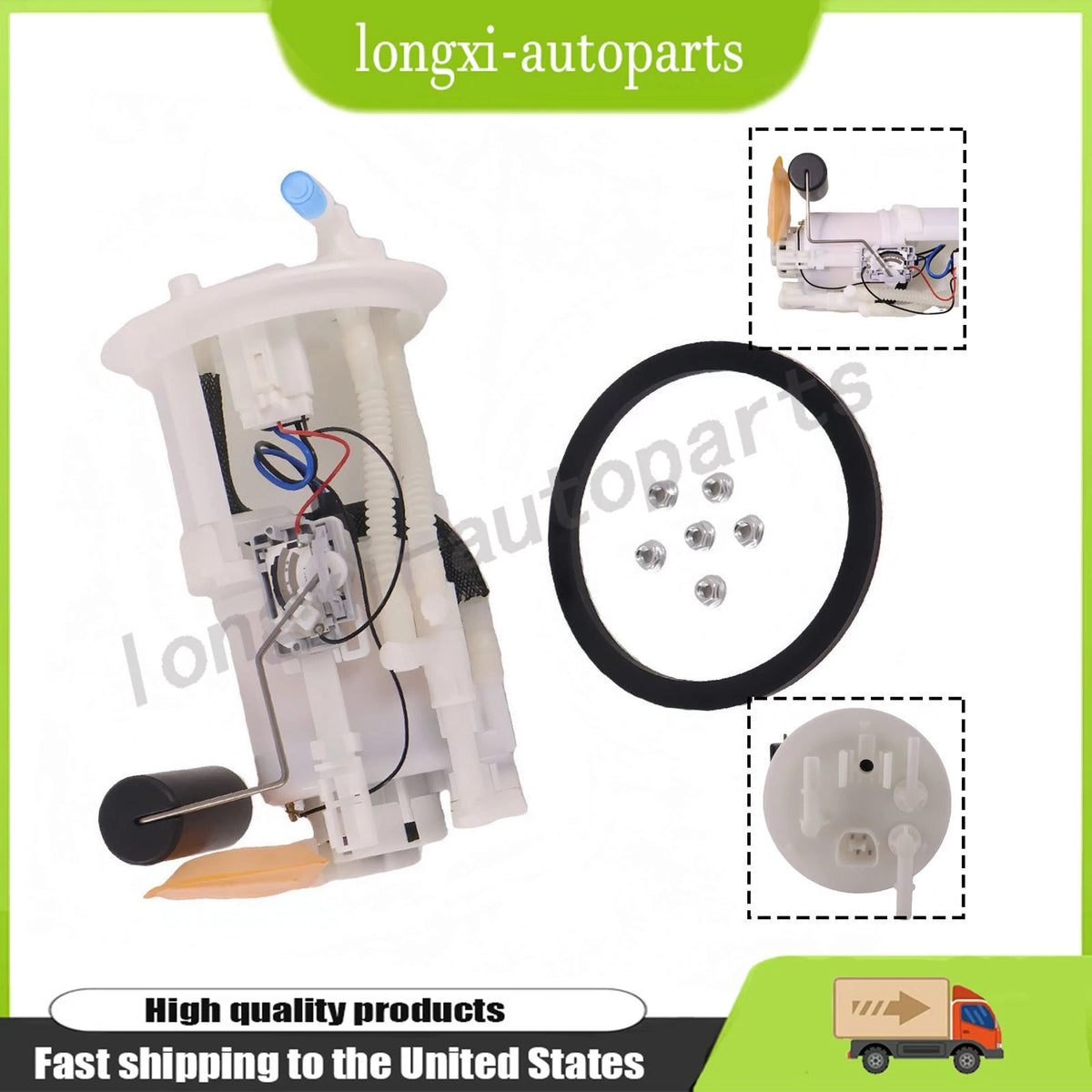 Fuel Pump Assembly for Mitsubishi Airtrek Outlander (2001–2008) 1760A096, MR573235, 1760A033