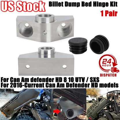 Bed Hinge Mount Kit for Can Am Defender HD8 HD10 (2016–2024)