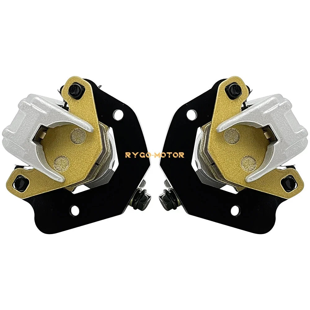Front Left Right Brake Caliper & Pads for Kawasaki Tecate 4 250 KXF250 (1987–1988)