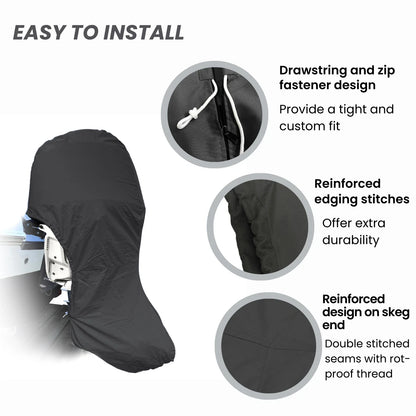 Outboard Motor Engine Storage Cover for Suzuki DF250AP DF300AP (25")