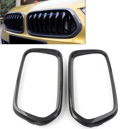 1 Pair Front Bumper Grille Frame Cover Trim for BMW X2 F39 (2018–2021)