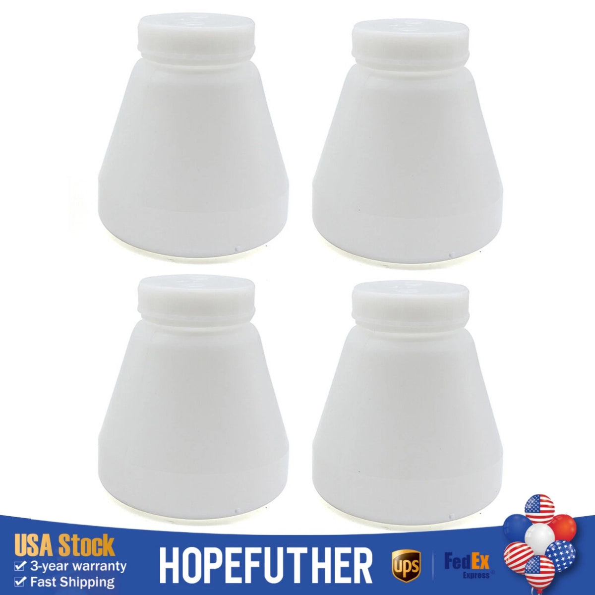 4X Hopper Cups for Electrostatic Powder Coat System PC02/PC03