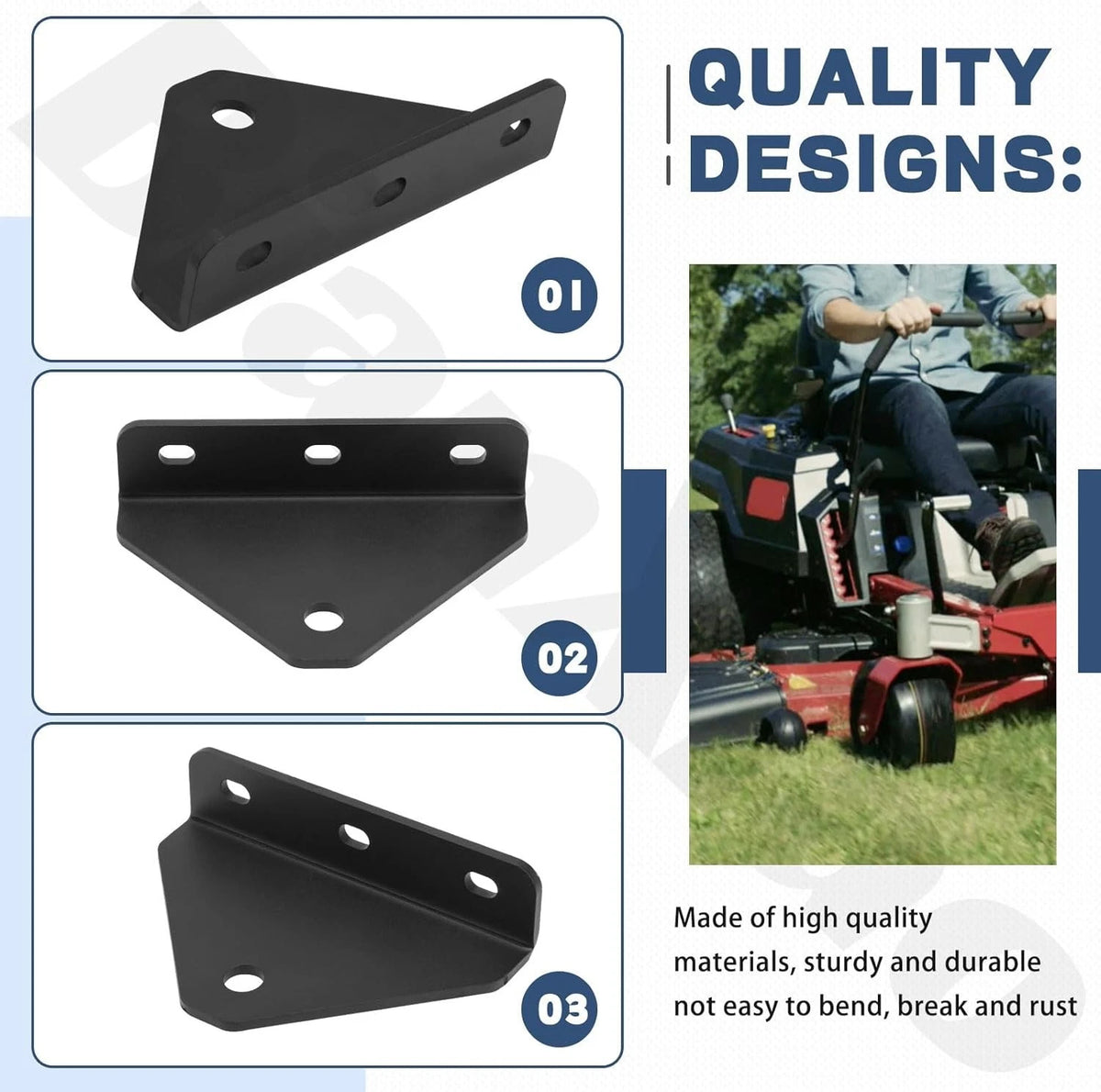Hitch Kit for Exmark Toro Zero Turn Lawn Mower (109-9487)