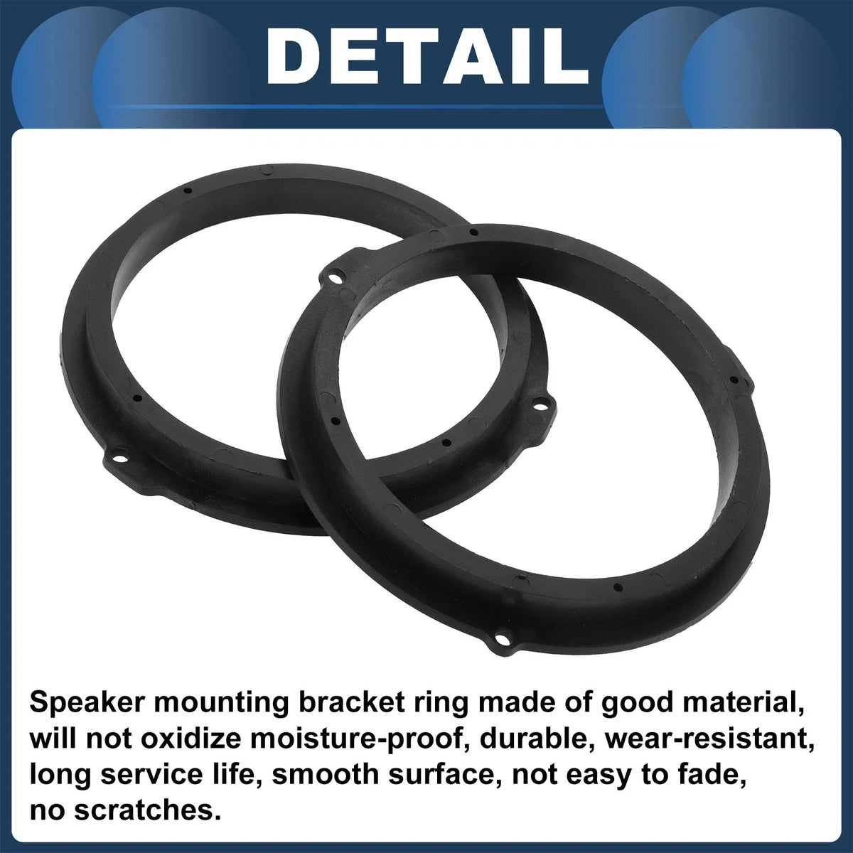 Set of 2 Speaker Spacer Rings for Ford Transit Custom (2012–2023)