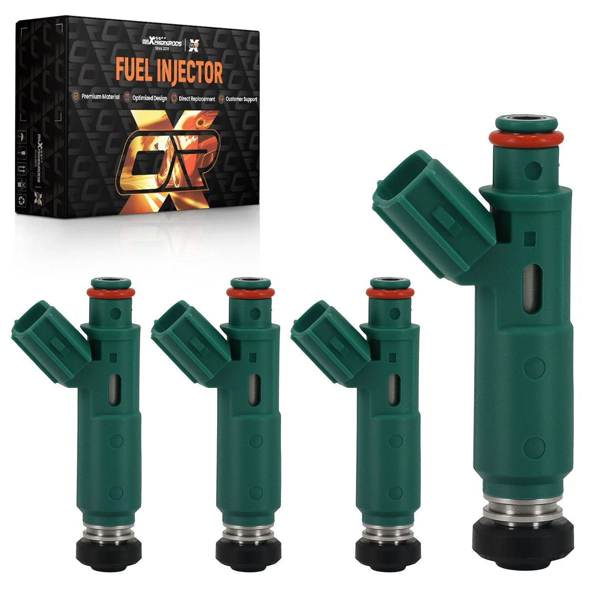 Set of 4 Fuel Injectors for Chevrolet Prizm 1.8L (2000–2002)