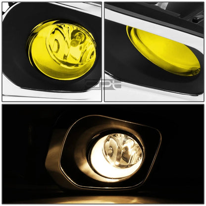 Pair of Fog Lights with Switch for Toyota Tacoma (2016–2017) - Yellow Lens