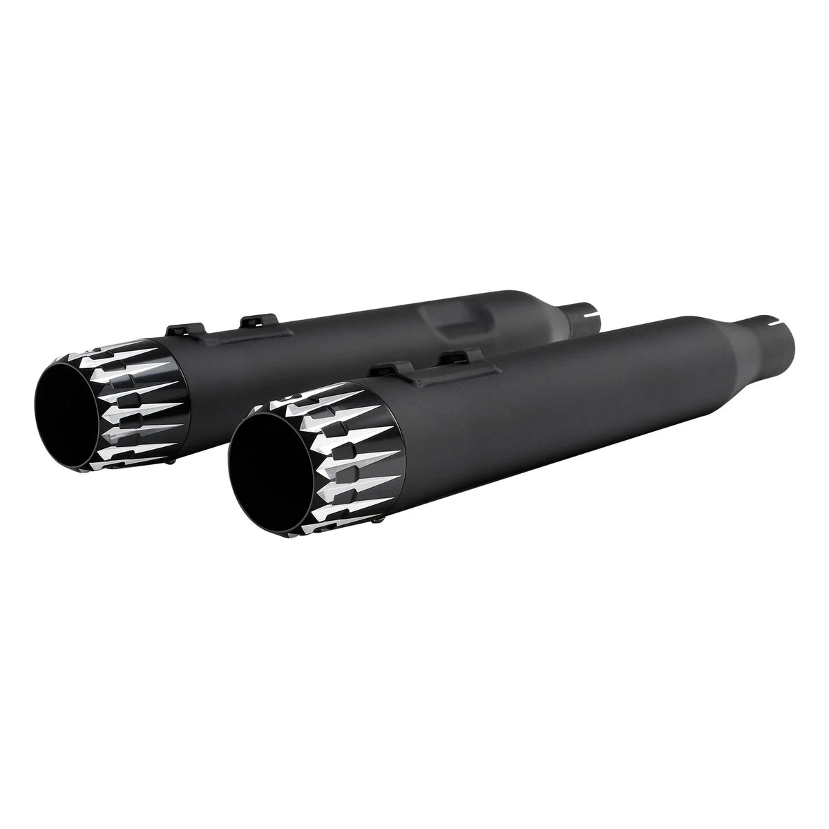 4" Slip-On Mufflers Exhaust for Harley Electra Glide (2017–2025) Matte Black