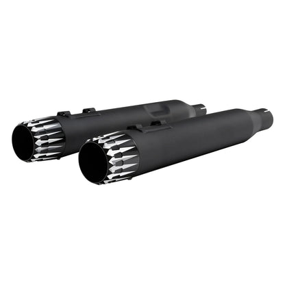 4" Slip-On Mufflers Exhaust for Harley Electra Glide (2017–2025) Matte Black