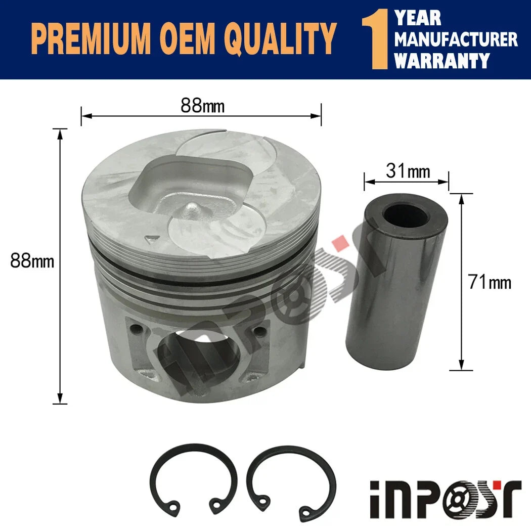 Engine Overhaul Rebuild Kit for Isuzu D201 (D201, 2.2DI, STD)