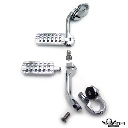 5" Racing Dominator CNC Footpeg Set for Harley Street 500 750 Road King (2014–2023)