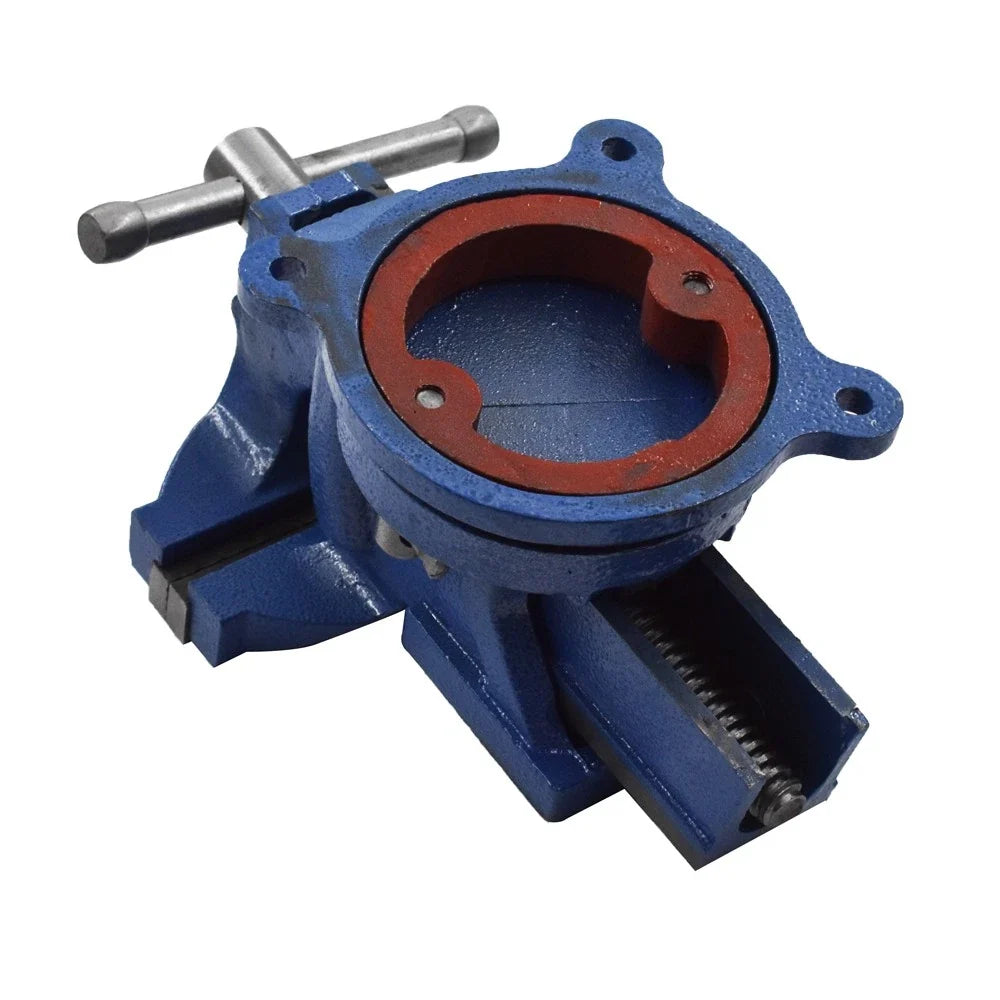 Heavy Duty Steel Bench Vise with Anvil Swivel for Workbench (4 Inch)