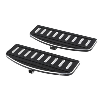 Black Rider Driver Footboard Inserts for Harley Touring Street Glide (1986–2023)
