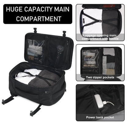 Travel Backpack for Spirit Airlines Personal Item (18x14x8)