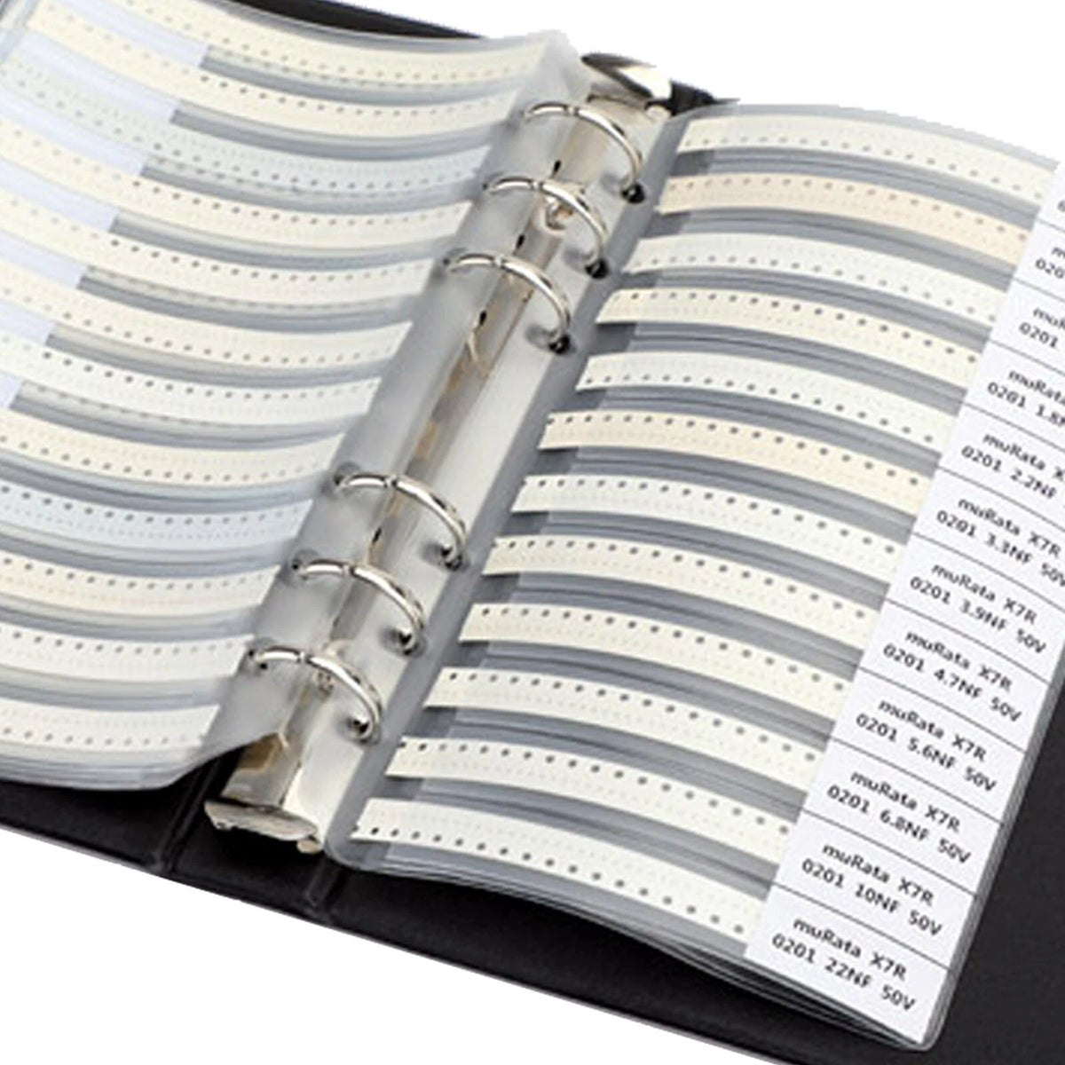 Capacitor Sample Book 51 Values (50pcs) for SMD Applications
