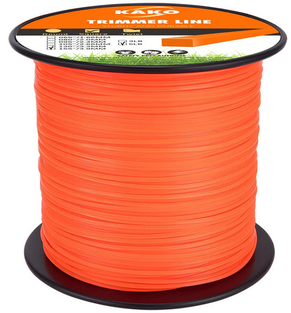 2X 155 Trimmer Line for Weed Eater (155") - 5lb 475ft, Orange