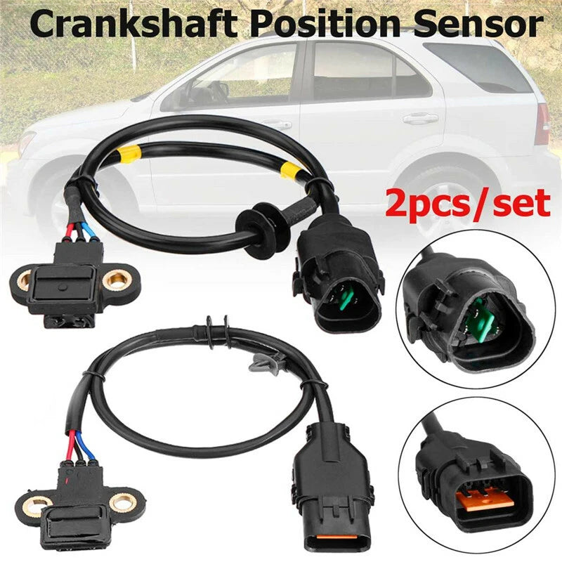 2X Camshaft & Crankshaft Position Sensor for Kia Sorento (2003–2006) 39310-39800, 39318-39800, PC632