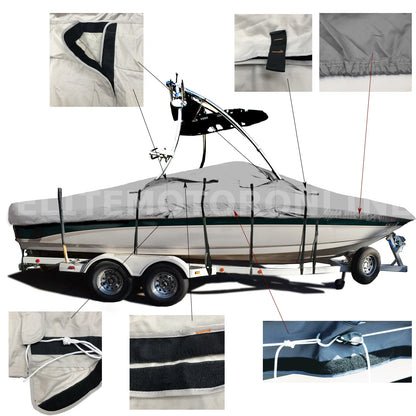 Boat Cover for Correct Craft Pro Air Nautique 21