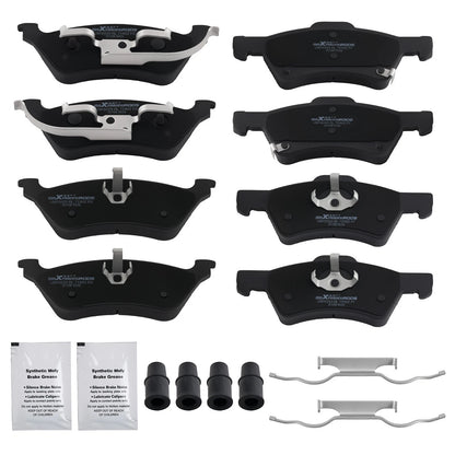 Set of 4 Ceramic Brake Pads for Dodge Caravan/Grand Caravan (2001–2007) BX2Z4H, D857, D858, P857, P858