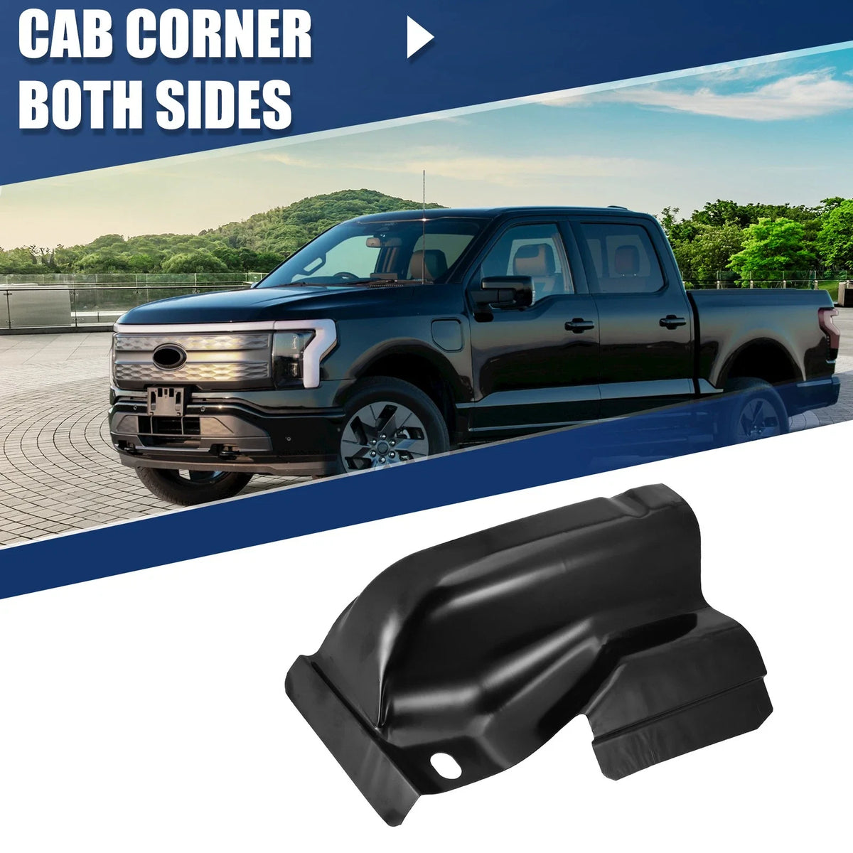 Pair Steel Door Corner Panel for Ford F-150 (2009–2014)