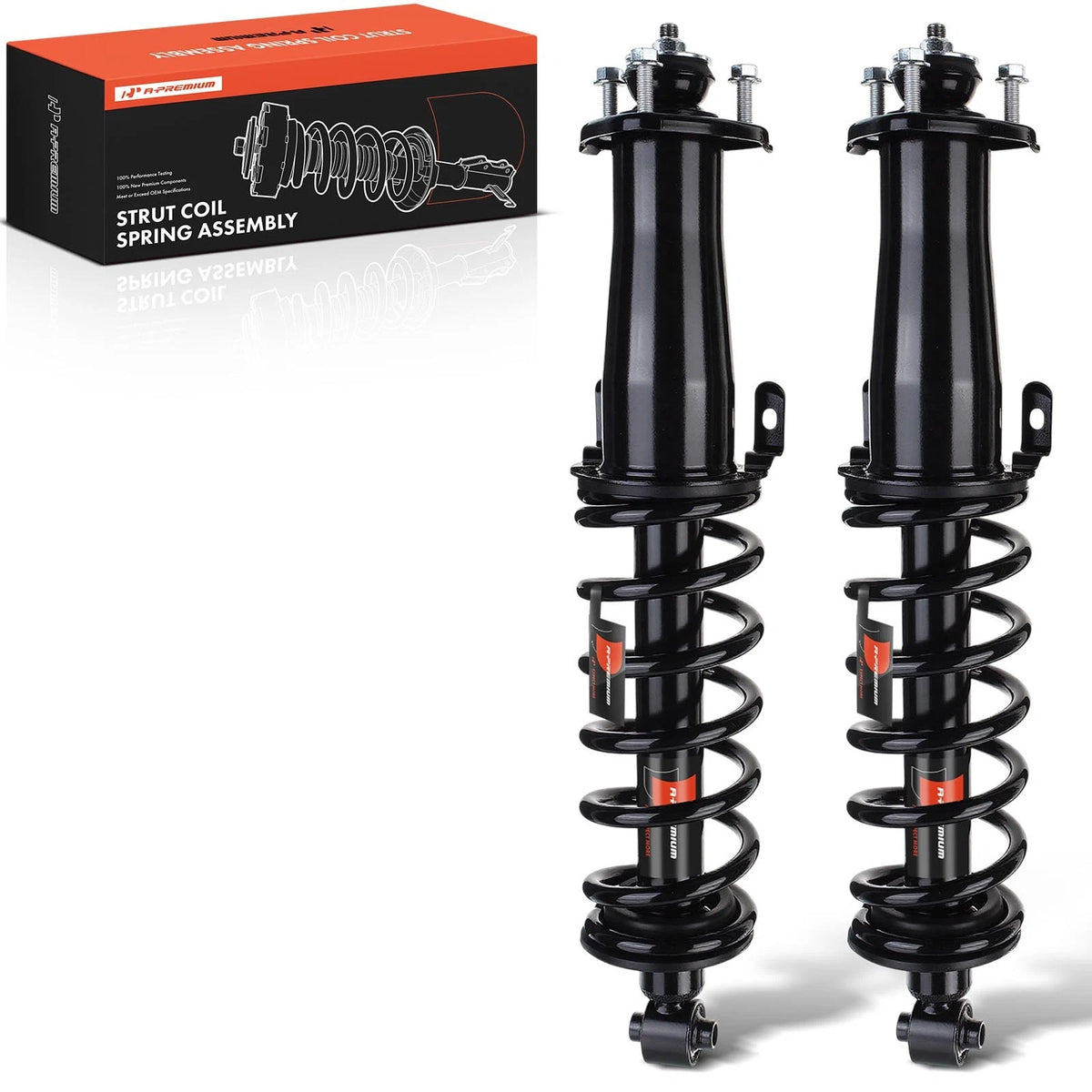 Set of 2 Rear Struts w/ Coil Springs for Lexus IS250 IS350 (2006–2013) 1345766