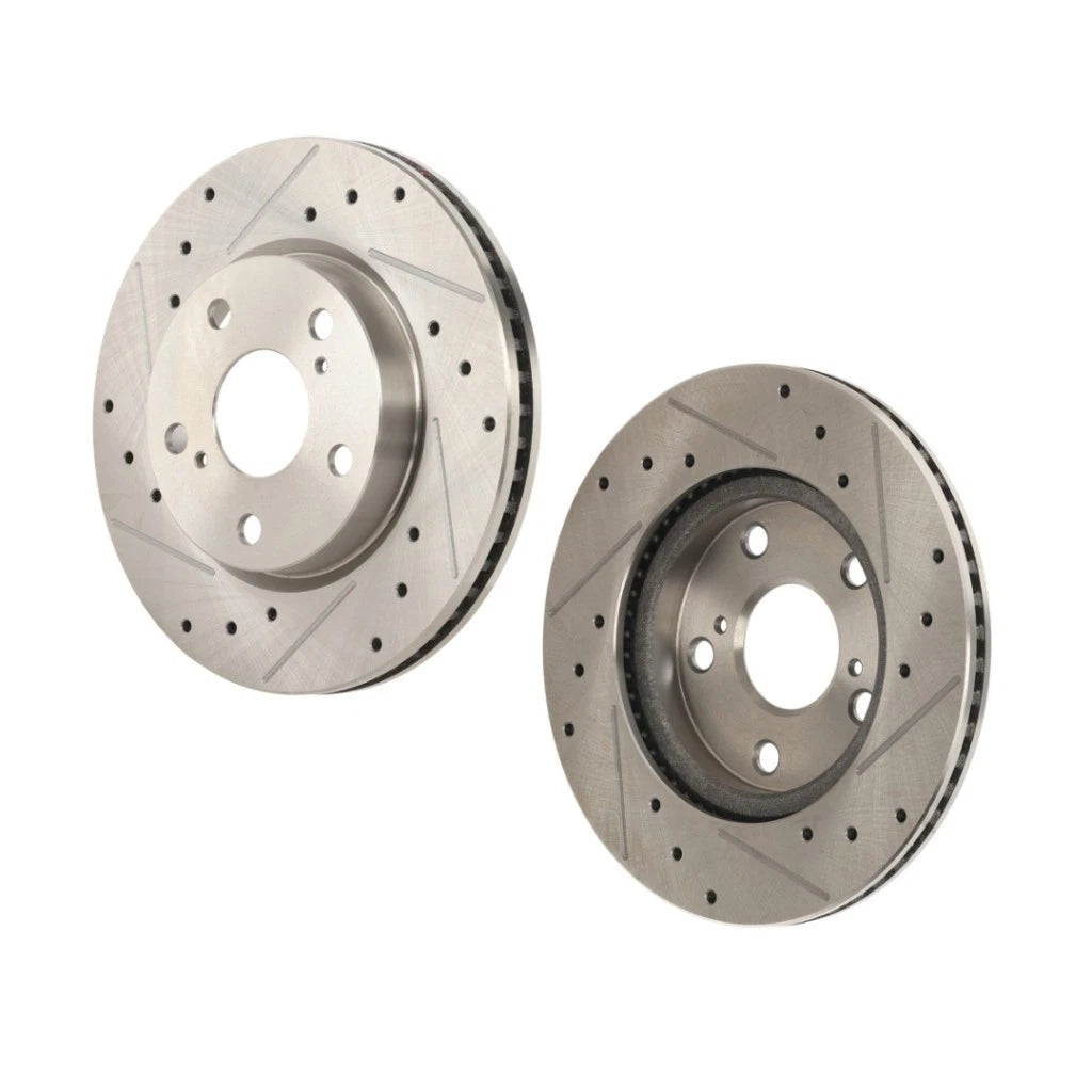 Set of 2 Brake Discs for Toyota Prius V (2012–2017) CLX-M0-USA-SET-STPT27110047DRS2-CL360A73