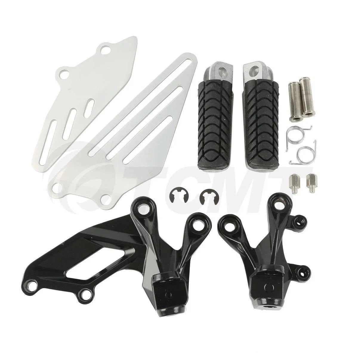 Front Rider Footpegs Footrest Set for Kawasaki Ninja ZX14R ZZR1400 (2006–2023)