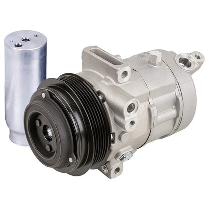 AC Compressor with A/C Drier for Saturn LS2 LW2 L300 LW300 (2000–2005) - 60-88974R2, 0610190, 0610191, 1018671