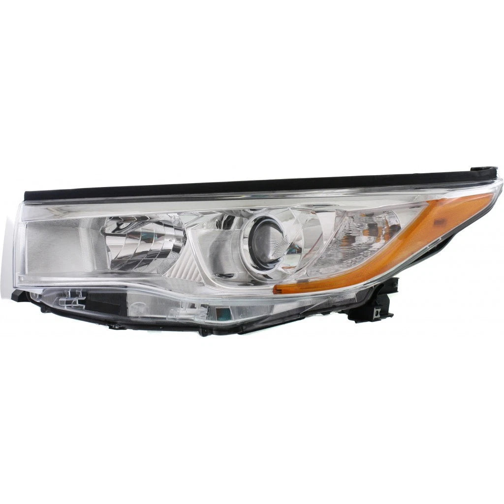 Driver Side Headlight for Toyota Highlander (2014–2016) Chrome TO2502221 CLX-M0-20-9544-00-1