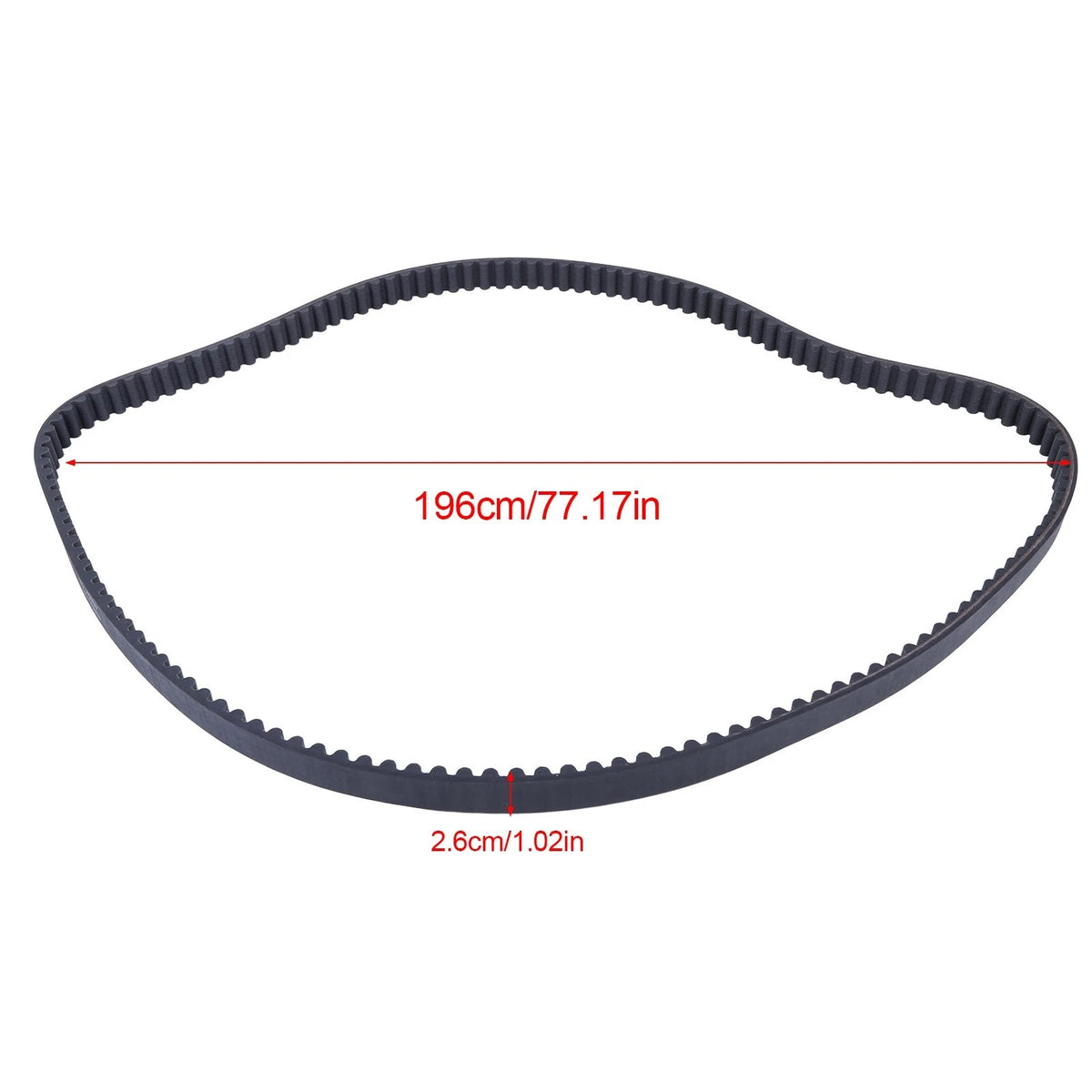 1PC Drive Belt for Electra Glide/Street Glide (2009–2019) 1204-0113