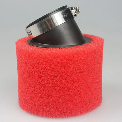 42mm Red Foam Air Filter Cleaner for 125cc 140cc Pit Dirt Bike ATV Motorcycle