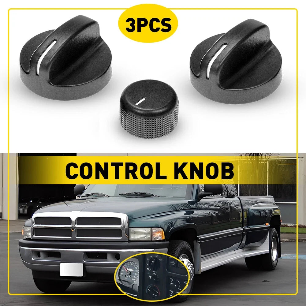 HVAC Heater Control Knob Assortment for Dodge Ram 3500 (1994–1997) 04882511