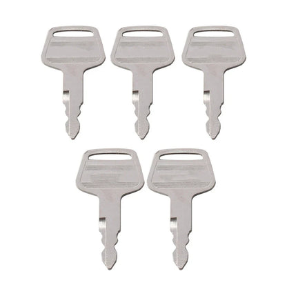 5X KV02 Ignition Keys for Kato Excavator (HD)
