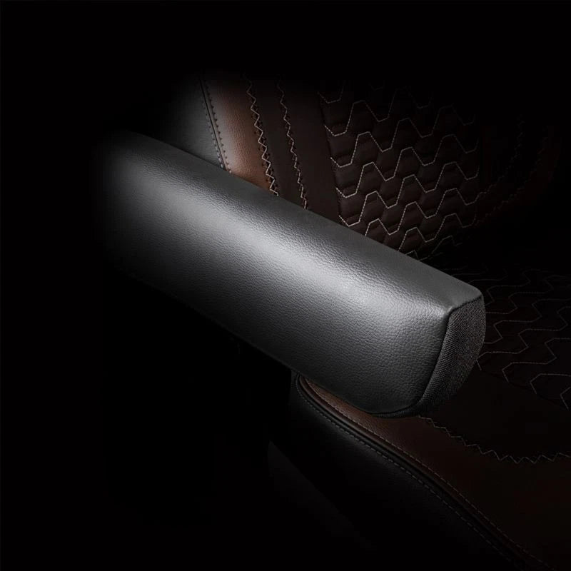 Set of 2 Black Leather Armrest Covers for Freightliner Cascadia (31")